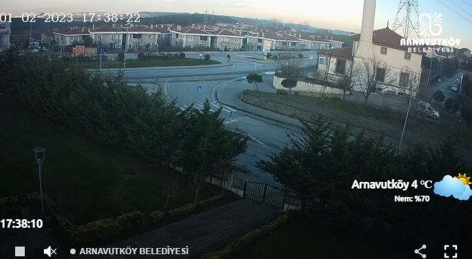 Arnavutköy Çardaktepe Yolu Canlı Mobese