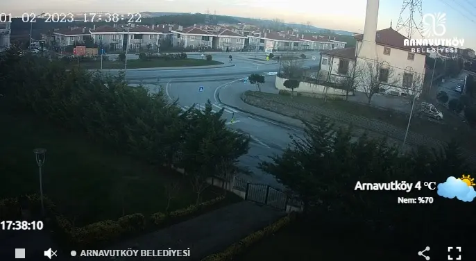 Arnavutköy Çardaktepe Yolu Canlı Mobese