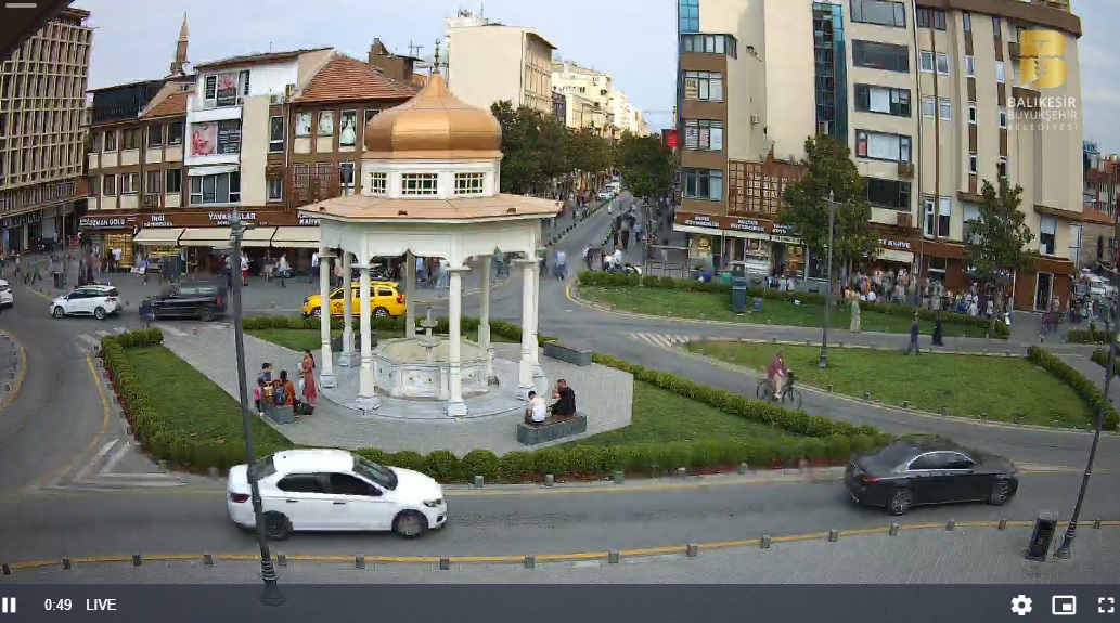Balıkesir Ali Hikmet Paşa Meydanı Canlı Mobese İzle