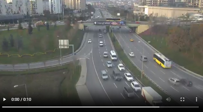 İstanbul Şile Yolu Madenler Canlı Mobese