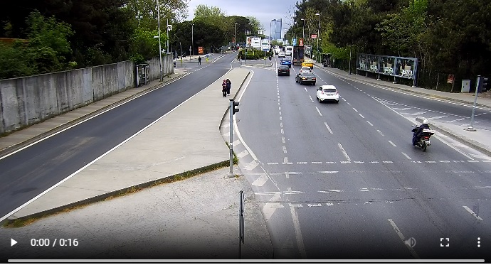 İstanbul Tarabya Bayırı Canlı Mobese