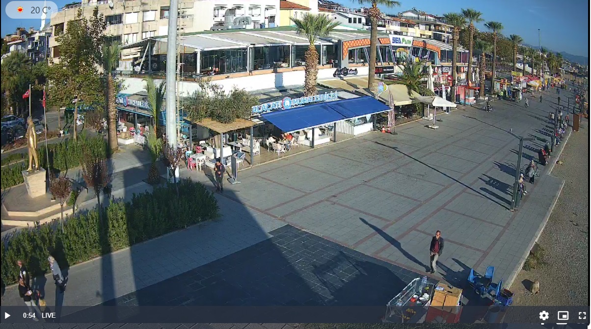 Balıkesir Edremit Akçay Kordon Canlı Mobese