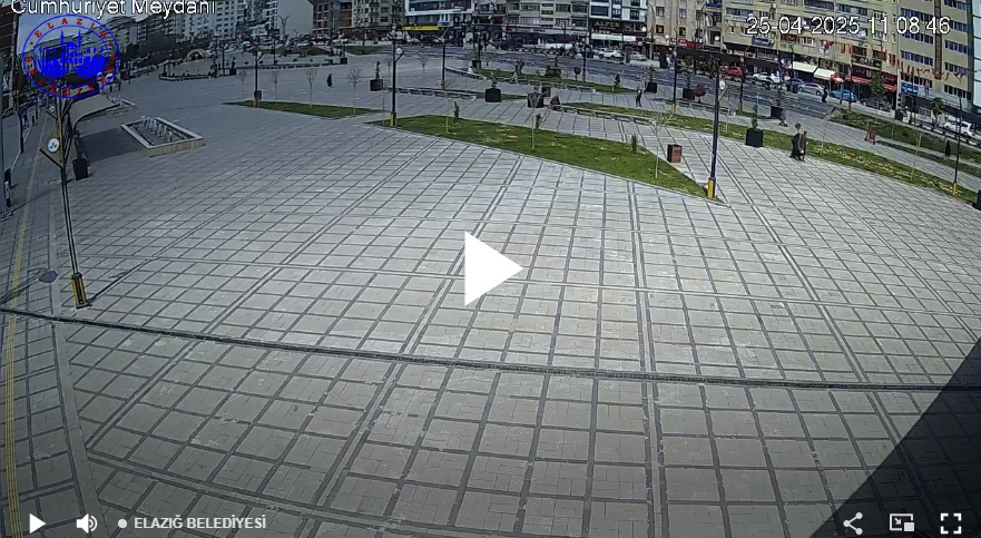 Elazığ Cumhuriyet Meydanı Canlı Mobese
