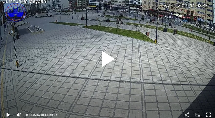 Elazığ Cumhuriyet Meydanı Canlı Mobese