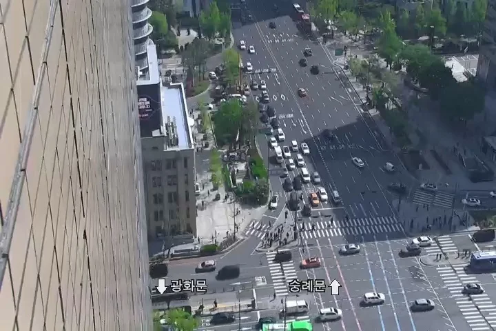 Güney Kore Gwanghwamun Meydanı Canlı İzle