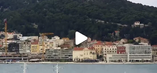 Hırvatistan Split Cam Limanı Canlı Mobese