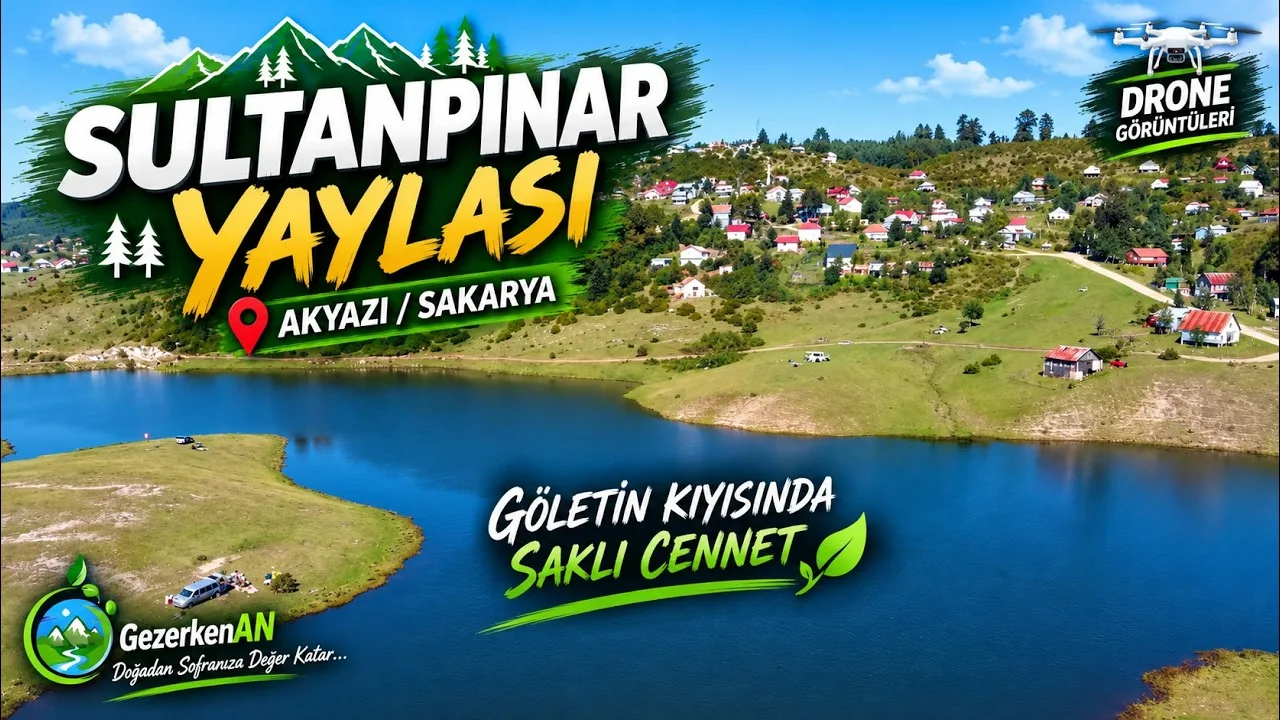Akyazı Sakarya Sultanpınar Yaylası Havadan Kamera Görüntüleri İzle