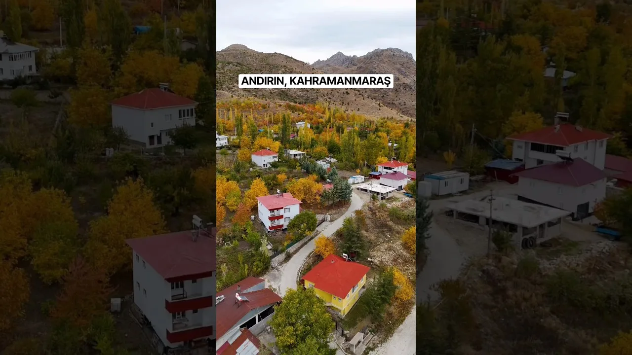 Andırın Kahramanmaraş Havadan Kamera Görüntüleri İzle