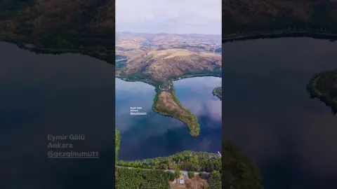 Ankara Gölbaşı Eymir Gölü Havadan Kamera Görüntüleri İzle