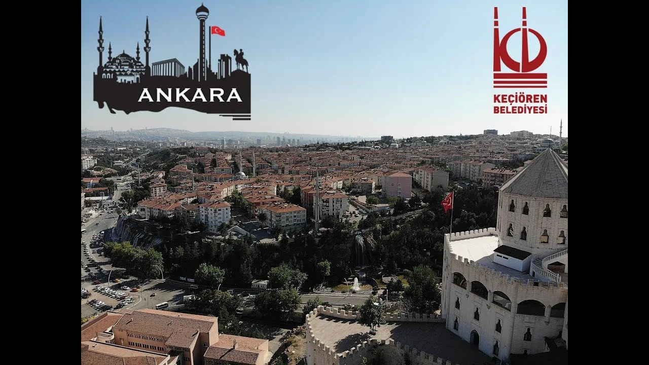 Ankara Keçiören Şelalesi Havadan Kamera Görüntüleri İzle