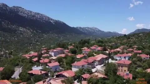 Antalya İbradı Ormana Havadan Kamera Görüntüleri İzle