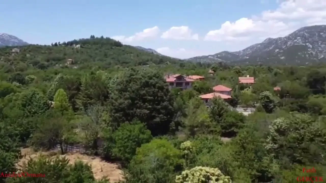 Antalya Ormana Havadan Kamera Görüntüleri İzle