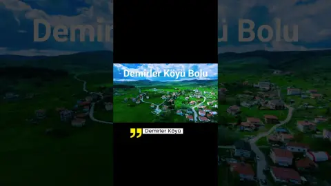 Bolu Gerede Demirler Köyü Havadan Kamera Görüntüleri İzle
