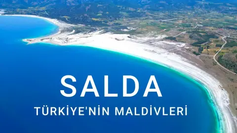 Burdur Yeşilova Salda Gölü Havadan Kamera Görüntüleri İzle