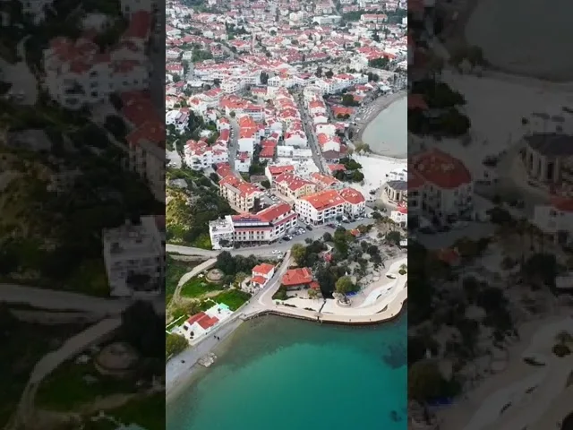 Datça Merkez Havadan Kamera Görüntüleri İzle