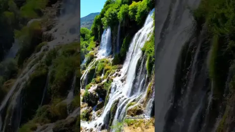 Erzincan Merkez Girlevik Şelalesi Havadan Kamera Görüntüleri İzle