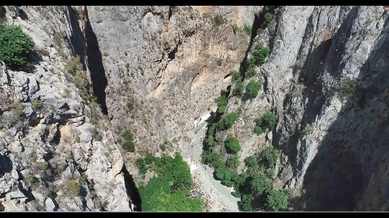 Fethiye Saklıkent Kanyonu Havadan Kamera Görüntüleri İzle