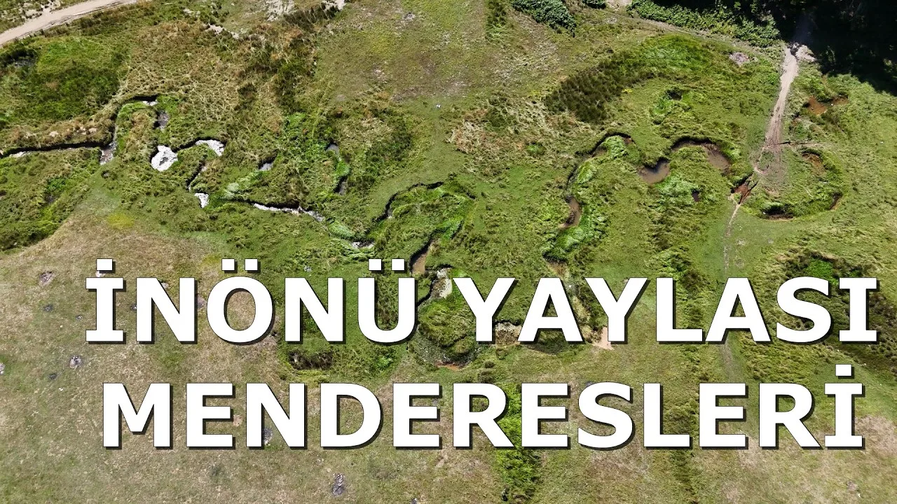 İnönü Yaylası Menderesleri Havadan Kamera Görüntüleri İzle