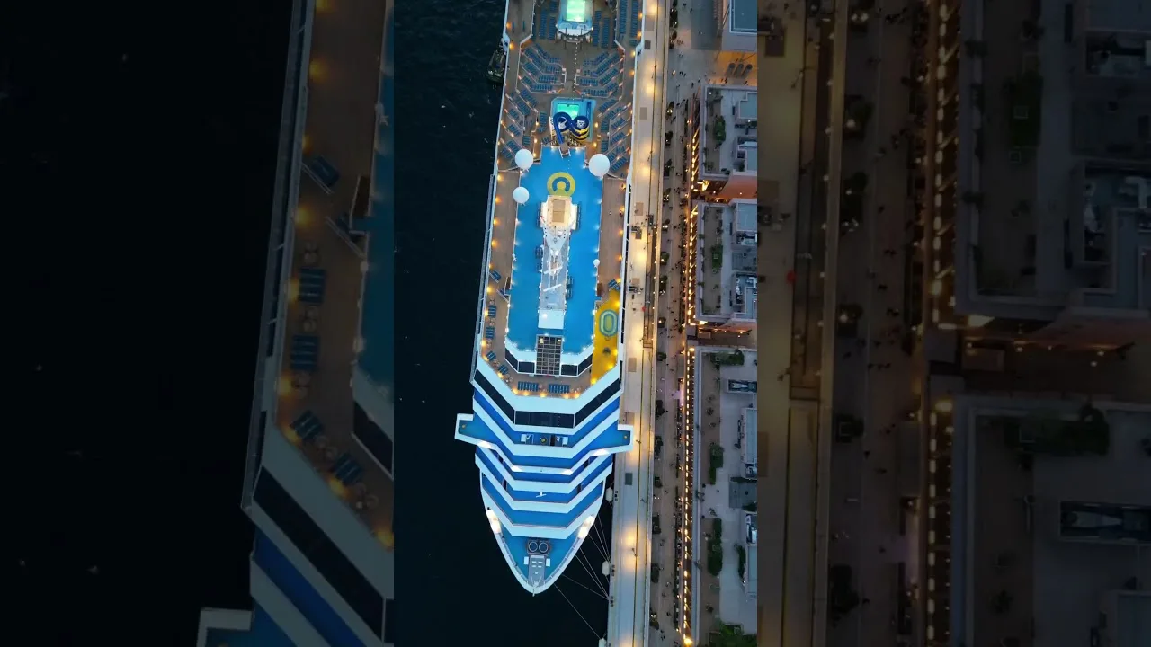 İstanbul Karaköy Galataport Havadan Kamera Görüntüleri İzle