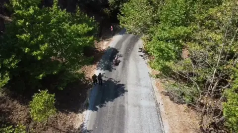 İzmir Kiraz Ovacık Yaylası Havadan Kamera Görüntüleri İzle