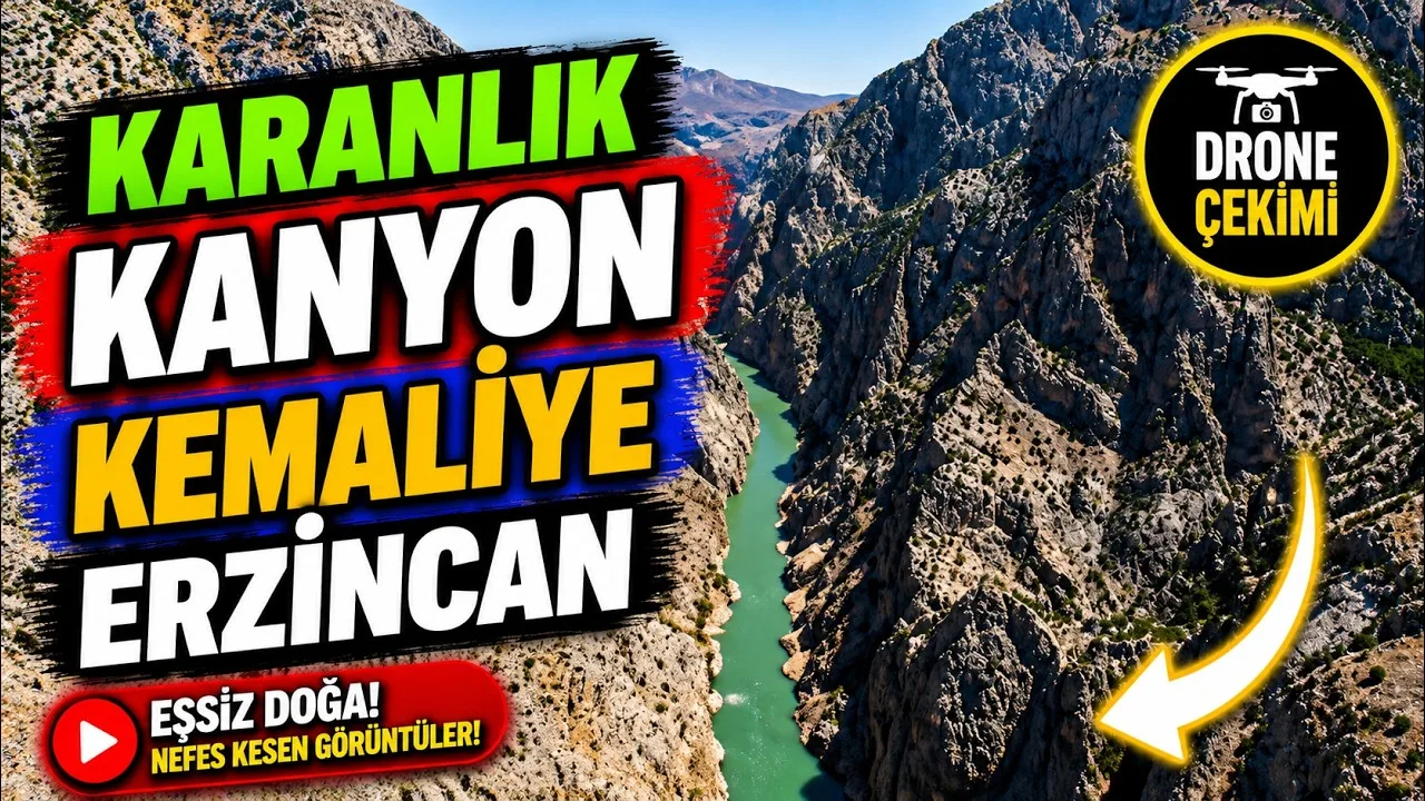 Kemaliye Erzincan Havadan Kamera Görüntüleri İzle