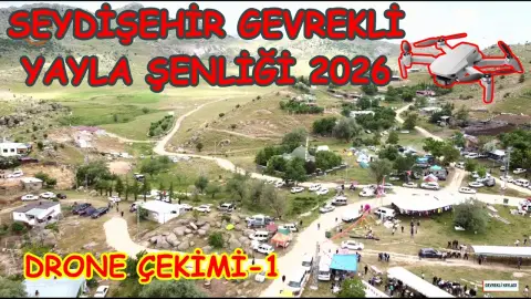 Konya Seydişehir Gevrekli Yaylası Havadan Kamera Görüntüleri İzle
