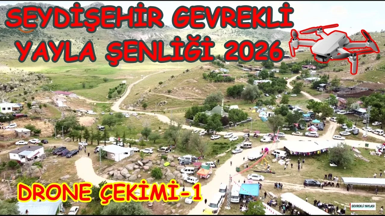 Konya Seydişehir Gevrekli Yaylası Havadan Kamera Görüntüleri İzle