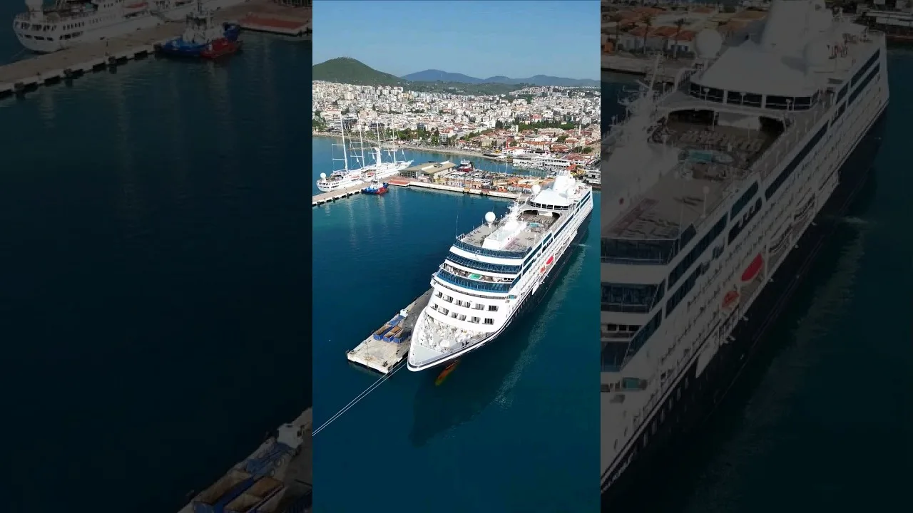 Kuşadası Havadan Kamera Görüntüleri İzle