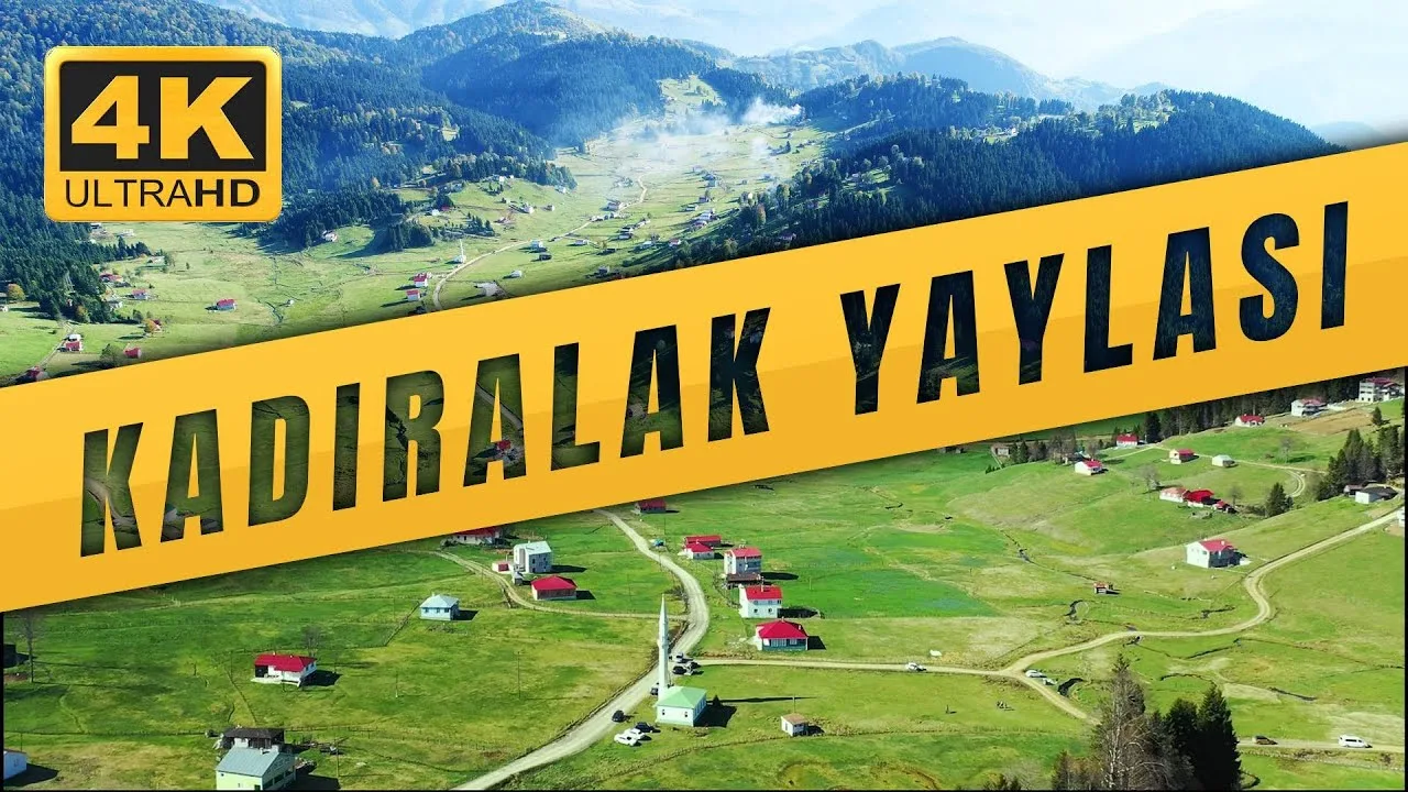 Trabzon Tonya Kadıralak Yaylası Havadan Kamera Görüntüleri İzle